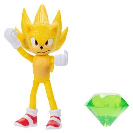 Фігурка Sonic the Hedgehog 2 W2 з артикуляцією - Сонік зі смарагдом 10 см (41497i)
