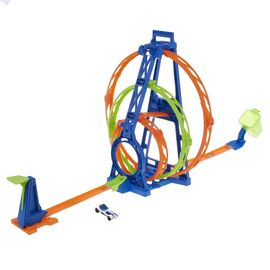 Автотрек Hot Wheels Тройная петля (HMX37)