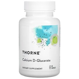 Витаминно-минеральный комплекс Thorne Research D-глюкарат кальция, 500 мг, Calcium D-Glucarate, 90 капсул (THR-28002)