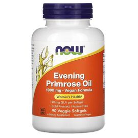 Витаминно-минеральный комплекс Now Foods Масло Примулы Вечерней 1000 мг, Evening Primrose Oil, 90 вегетариан (NOW-01758)