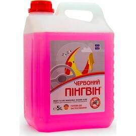 Омыватель автомобильный VERYLUBE Красный пингвин ЛЕТО 5 л без лейки (XB 50012 XB 50014)