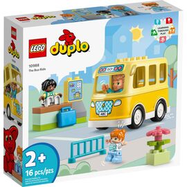 Конструктор LEGO DUPLO Поездка на автобусе 16 деталей (10988)