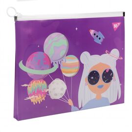 Папка на блискавці Yes А4 Space Girl (492028)