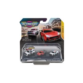 Машина Micro Machines Полицейская погоня W3, 3 шт (6625992)