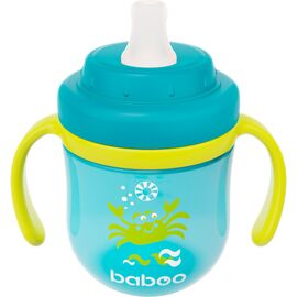 Поїльник-непроливайка Baboo із силіконовим носиком, 200 мл, 6+ міс (Marine / зелена) (8-131)