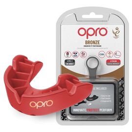 Капа Opro Bronze дитяча (вік до 10) Red (art.102501003) (Bronze_JR_Red)