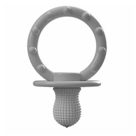 Пустышка MinikOiOi силиконовая 100% BASICS Gumy - Powder Grey, 3 м+ (101220004)