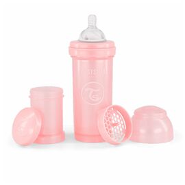 Пляшечка для годування Twistshake Pearl Pink 260 мл, антиколікова, силіконова (78380)