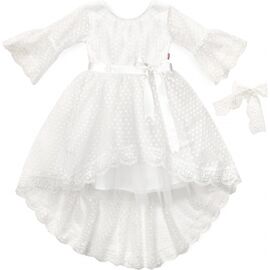Платье Tivido праздничное с украшением (1866-128G-cream)