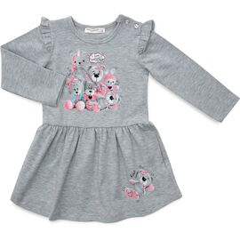 Платье POP FASHION с игрушками (6747-98G-gray)