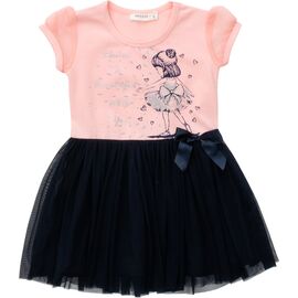 Платье Breeze с фатиновой юбкой (10839-104G-blue)