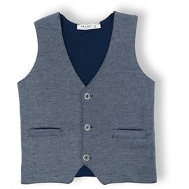 Жилет Breeze трикотажный с кармашками (10568-80B-blue)