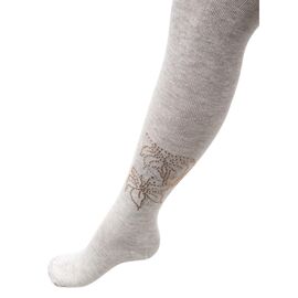 Колготки UCS Socks с цветами из страз (M0C0302-1041-122G-gray)