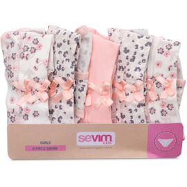Трусы Sevim набор в цветочек (7015-140G-pink)