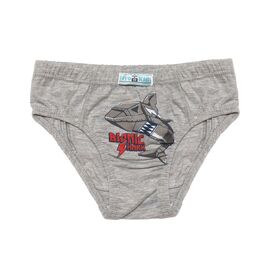 Трусы BiyoKids с акулой (2527-140B-gray)