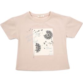 Футболка детская Breeze с одуванчиками (18763-134G-beige)