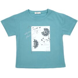 Футболка детская Breeze с одуванчиками (18763-134G-mint)