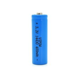 Аккумулятор 14430 LiFePO4 (size 3/4AA), 400mAh, 3.2V, TipTop, blue Vipow (IFR14430-400mAhTT / 25540)