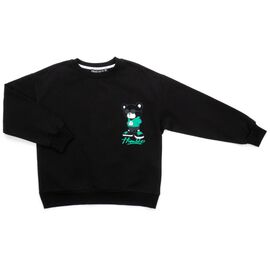 Кофта First kids с медведем (3132-152B-black)