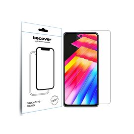Скло захисне BeCover Infinix HOT 30 Play NFC (X6835B) 3D Crystal Clear Glass (709721)