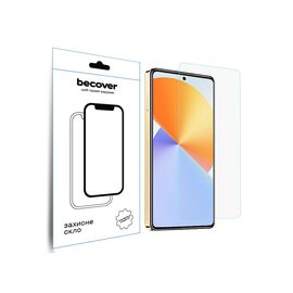 Стекло защитное BeCover Infinix Note 30 Pro NFC (X678B) 3D Crystal Clear Glass (709725)