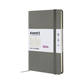 Тижневик Axent 2024 Partner Lines 145 х 210, сірий (8815-24-03-A)