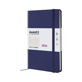 Еженедельник Axent 2024 Partner Lines 145 х 210, темно синий (8815-24-02-A)