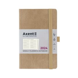 Еженедельник Axent 2024 Partner Soft Nuba 125 х 195, миндальный (8517-24-59-A)