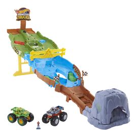 Автотрек Hot Wheels Гонки титанов серии Monster Trucks (HGV12)
