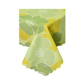 Скатерть Прованс водоотталкивающая Simfoni Зеленые цветы 220х140 см (4823093413047)