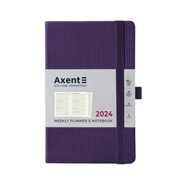 Еженедельник Axent 2024 Partner Lines 125х195, фиолетовый (8515-24-17-A)
