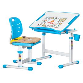 Парта зі стільцем Evo-kids Blue (Evo-06 Ergo BL)