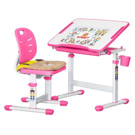 Парта со стулом Evo-kids Pink (Evo-06 Ergo PN)