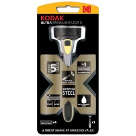 Бритва Kodak Ultra Premium 5 лез з 4 змінними картриджами (30421974)