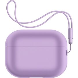 Чохол для навушників Armorstandart Silicone Case with straps для Apple Airpods Pro 2 Pink Purple (ARM68613)