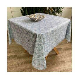 Скатерть Прованс водоотталкивающая Simfoni Lace on blue 220х136 см (4823093428065)