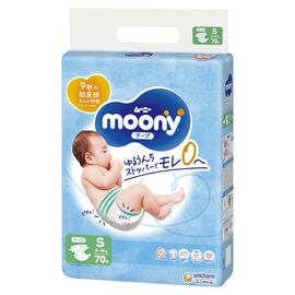 Подгузники Moony S 4-8 кг 70 шт (4903111138302)