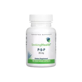 Вітамінно-мінеральний комплекс Seeking Health P-5-P (піридоксальфосфат), 25 мг, P-5-P, 100 вегетаріанських кап (SKH-52099)
