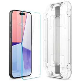Скло захисне Spigen Apple iPhone 15 Pro Max tREZ (2 Pack) (AGL06872)