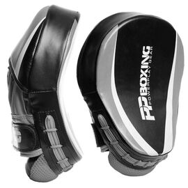 Лапы боксерские PowerPlay 3050 PU Black/Grey (PP_3050_Grey)