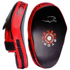 Лапы боксерские PowerPlay 3051 PU Black/Red (PP_3051_Red)