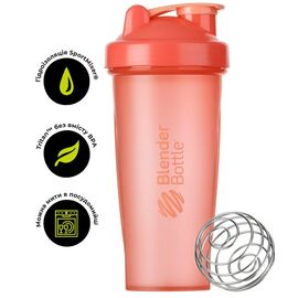 Шейкер спортивний BlenderBottle Classic 28oz/820ml Coral (Classic 28oz Coral)