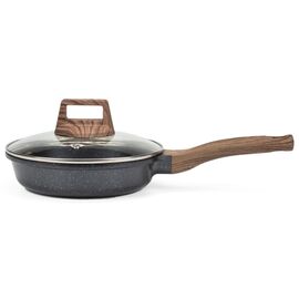 Сковорода Hölmer Natural лита з кришкою 20 см (FP-33520-SWMBML Natural)