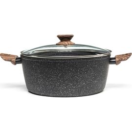 Каструля Hölmer Natural кована з кришкою 6,2 л (CR-1362-FAMWL Natural)