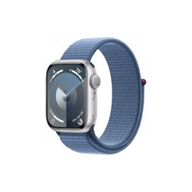 Смарт-часы Apple Watch Series 9 GPS 41mm Silver Aluminium Case with Winter Blue Sport Loop (MR923QP/A)