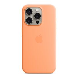 Чехол для мобильного телефона Apple iPhone 15 Pro Silicone Case with MagSafe Orange Sorbet (MT1H3ZM/A)