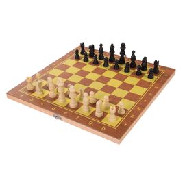 Настольная игра A-Toys 3 в 1 шахматы, шашки, нарды (623A)