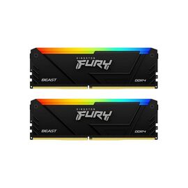 Модуль памяти для компьютера DDR5 16GB (2x8GB) 3200 MHz Beast RGB Kingston Fury (ex.HyperX) (KF432C16BB2AK2/16)