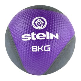 Медбол Stein Чорно-фіолетовий 8 кг (LMB-8017-8)