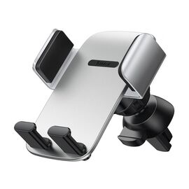Универсальный автодержатель Baseus 4.7-6.7" Gravity Control Clamp (на решетку) silver (SUYK010112)